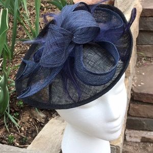 Black violet, Fascinator/ Fixed headband